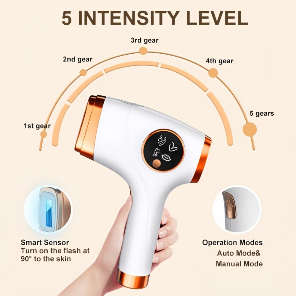 LEFINEE IPL Hair Removal Device Unisex 3 in 1 Upgrade 999, 900+ Flashes at Home IPL Hair Removal Machine Home Hair Remover 2 Modes 9 Energy Levels Mother'S Day Gift Girlfriend Gift