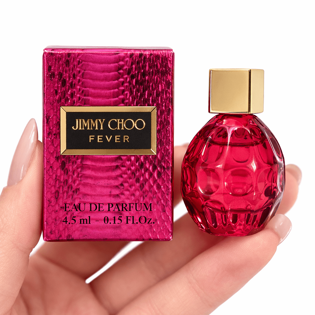 Jimmy Choo Fever Mini Eau de Parfum 4.5ml / 0.15oz – Warm Sweet Floral Women’s Designer Perfume | Travel Size Luxury Fragrance