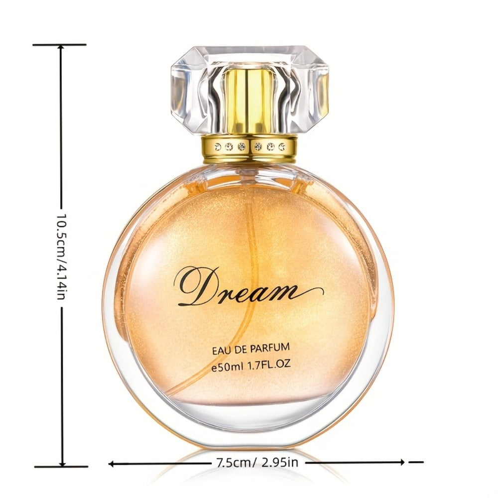 Floral Eau de Parfum for Women 1.7 oz - Dream Golden Hour Rose Scent, Formaldehyde Free Long Lasting EDP, Opulent Rose Bottle Luxury Fragrance Gift for Her 50ml