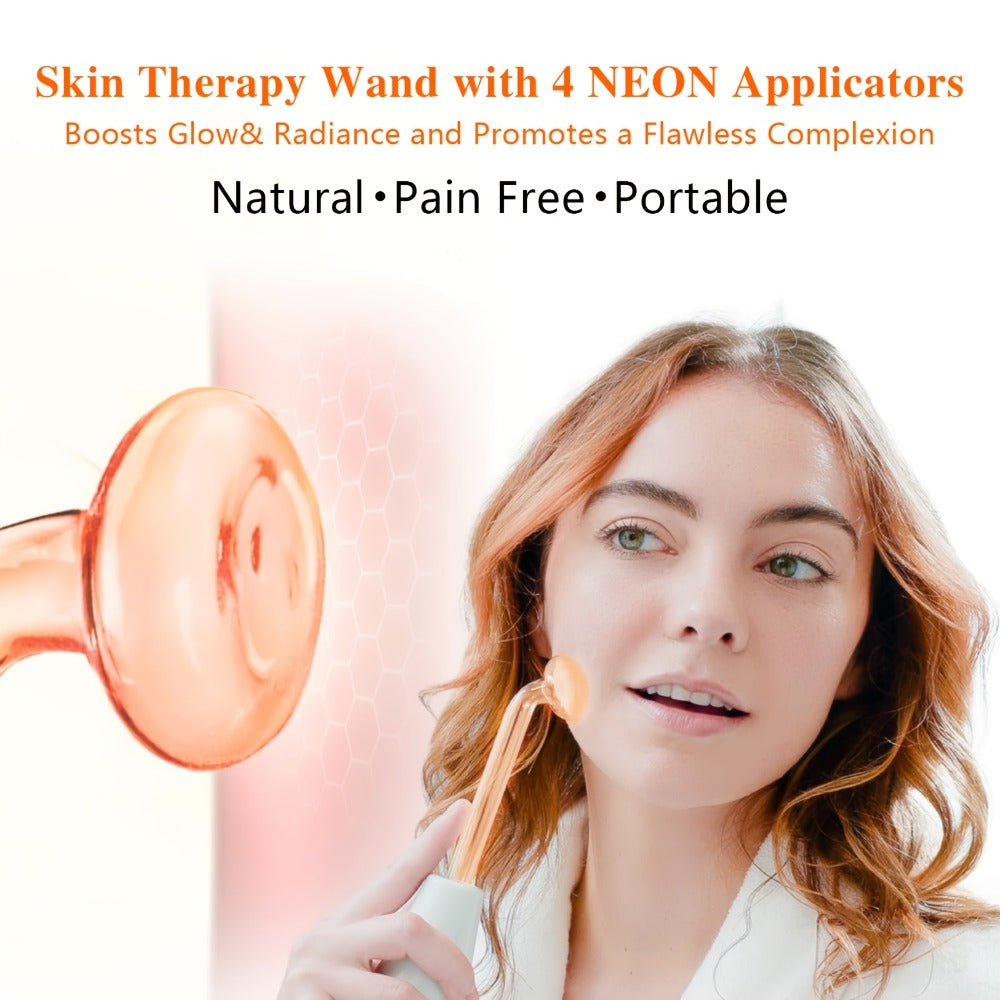 4-In-1 Facial Skin Care Stick, Facial Beauty Stick Massager Facial Skin Care Set Portable Skin Care Tool Family Use Vibration Massage Stick