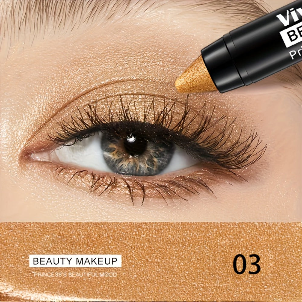 Eyeshadow Sticks 7-Piece Set – Pop Color Matte Eye Makeup Pencils with Eyebrow Pencil, Easy Apply Smoky Eye Kit for Party, Daily & Festival Makeup