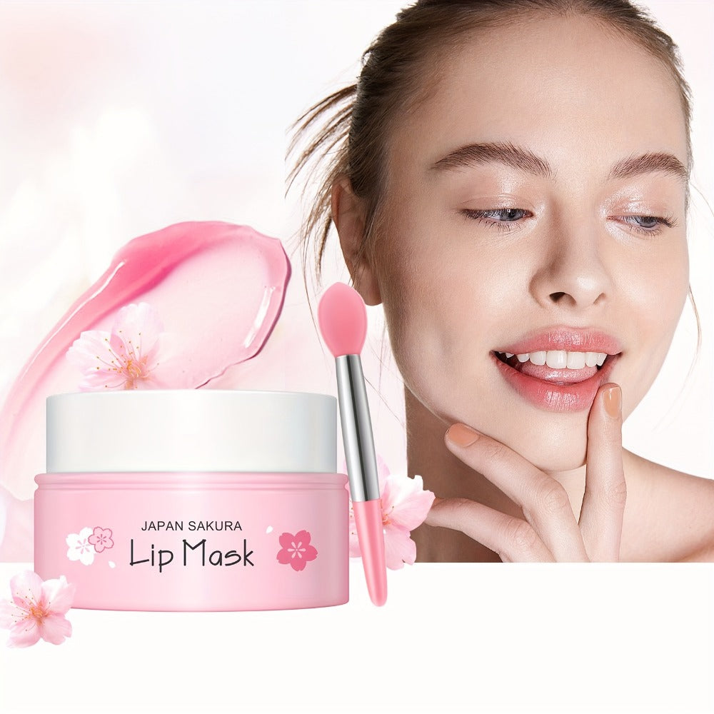 10pcs Japan Sakura Day And Night Skincare Set - Gentle Cleansing Face Wash And Mask, Serum, Eye Cream, Facial Cream, Tone Up Cream, Lips Moisturizer, Mud Mask
