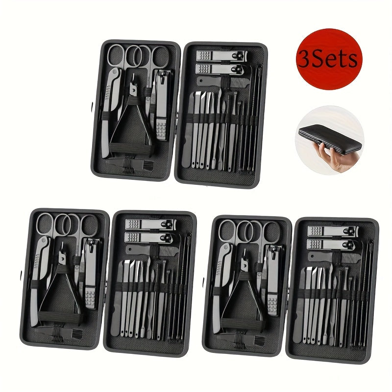 24/23-piece Professional Nail Clipper Set - Sharp blades, precise cutting, durable structure, suitable for trimming fingernails and toenails - Suitable for both men and women, you can get salon-quality nails at home, a comprehensive foot care Essential to