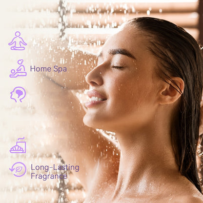 Shower Steamers Aromatherapy 6pcs Essential Oil Shower Tablets Eucalyptus Lavender Mint Citrus Jasmine Grapefruit Natural Spa Shower Bombs Self Care Gift for Women Men Bath Tablets