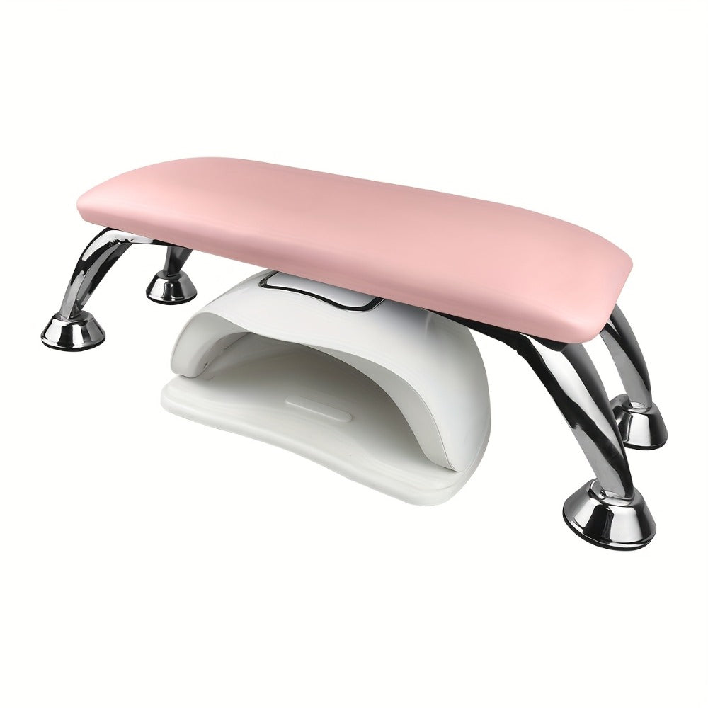 1pc/2pcs Pink Nail Armrest & Hand Pillow - Professional Nail Tool For Salon/Studio