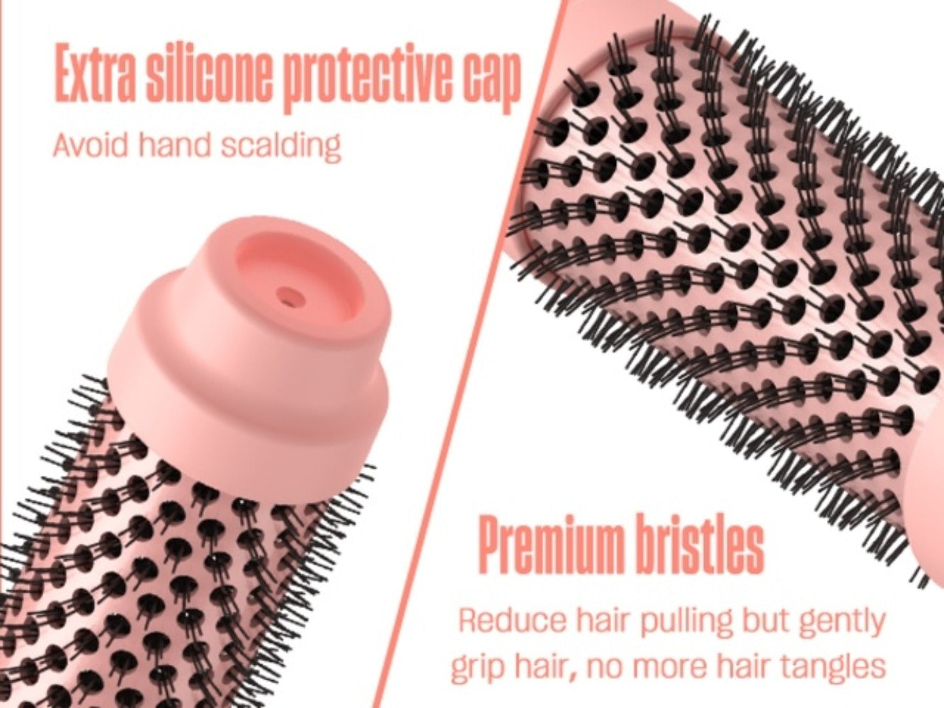 Twist Pro Thermal Brush - 1.5 Inch Heated Round Brush, Effortless Salon Finish, Dual Voltage Travel-Friendly Styling Tool, Anti-Scald, Heats In 20s
