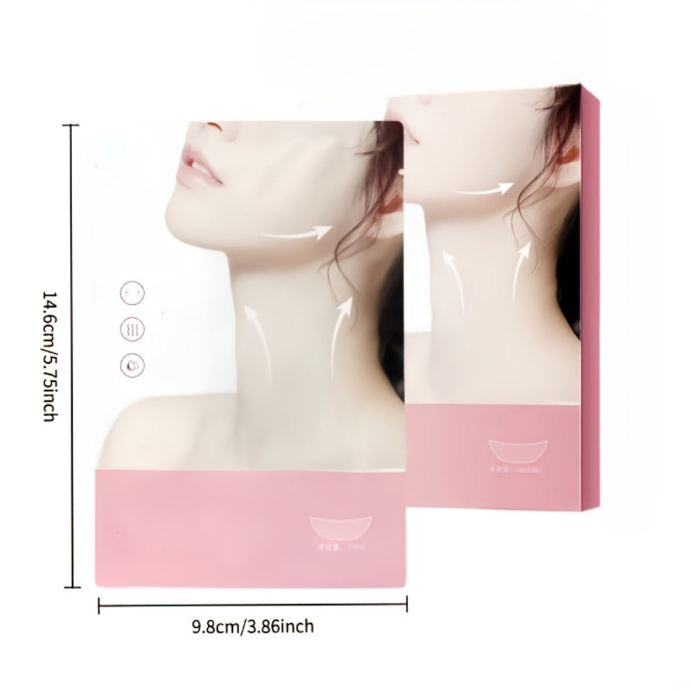 20/30pcs Neck Mask, Containing Niacinamide Acid, Collagen, Deep Moisturizing, Daily Neck Care Beauty Mask, Holiday Gift Set, Suitable for All Light Beige Skin, Valentine's Day Gift, Mask Skin Care, Mask