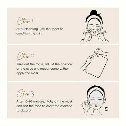 Snail Collagen Face Mask Sheet 20pcs Hydrating Hyaluronic Acid Moisturizing Brightening Radiant Skin Facial Sheet Mask Set for All Skin Types Korean Skincare
