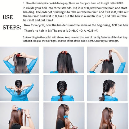 51-Piece Hair Styling Tool Set Hair Curler Braiding Kit with Clips Donut Bun Maker Hair Pins Braid Accessories for Women Bridal Wedding Updo