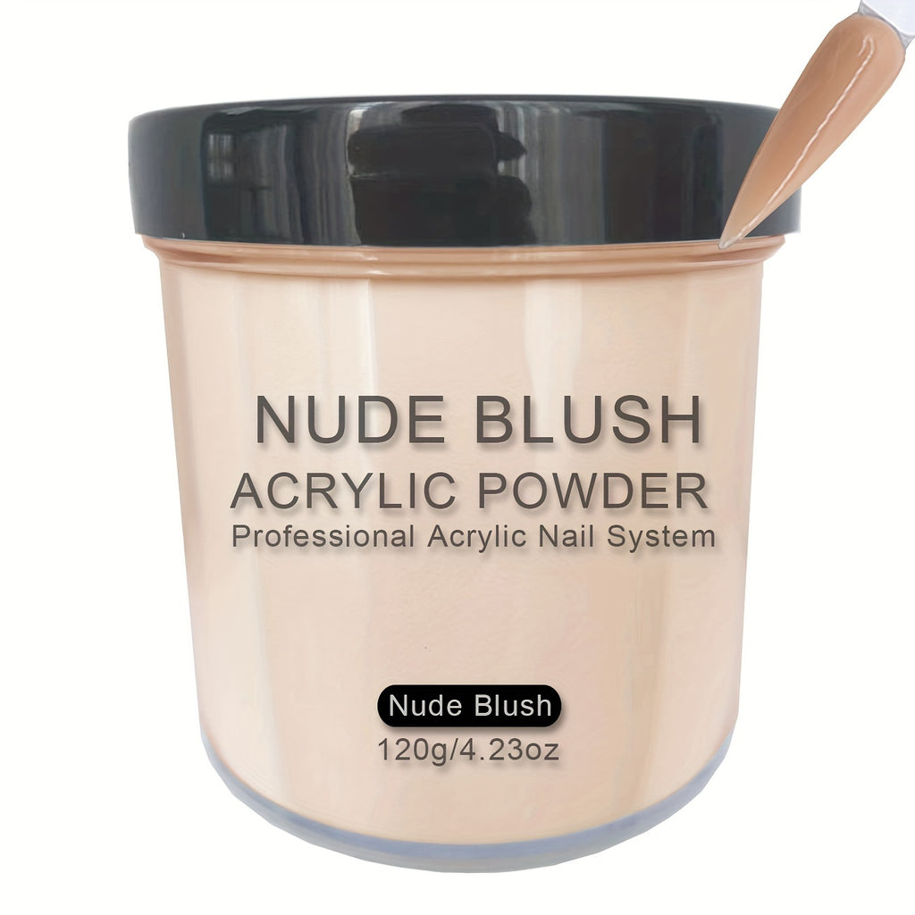 4 Ounces of Nude Blush Acrylic Powder, Beige Nude Acrylic Powder