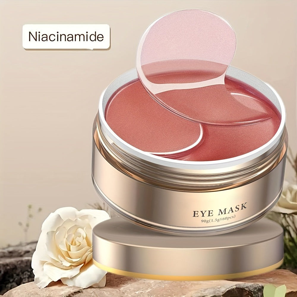 60pcs Of Eye Marks - Caffeine Eye Mask with Hyaluronic Acid, Bags Under Eyes, Collagen Eye Gel Pads Providing Lasting Hydration & Suitable for Sensitive Skin, Suitable for Wedding Party, Holiday Gifts