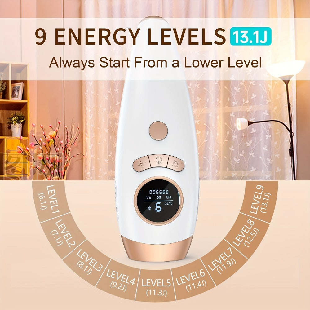 IPL Hair Removal Device For Women And Men, IPL Permanent Hair Remover 999900 Flashes For Arm Leg Back Whole Body Us