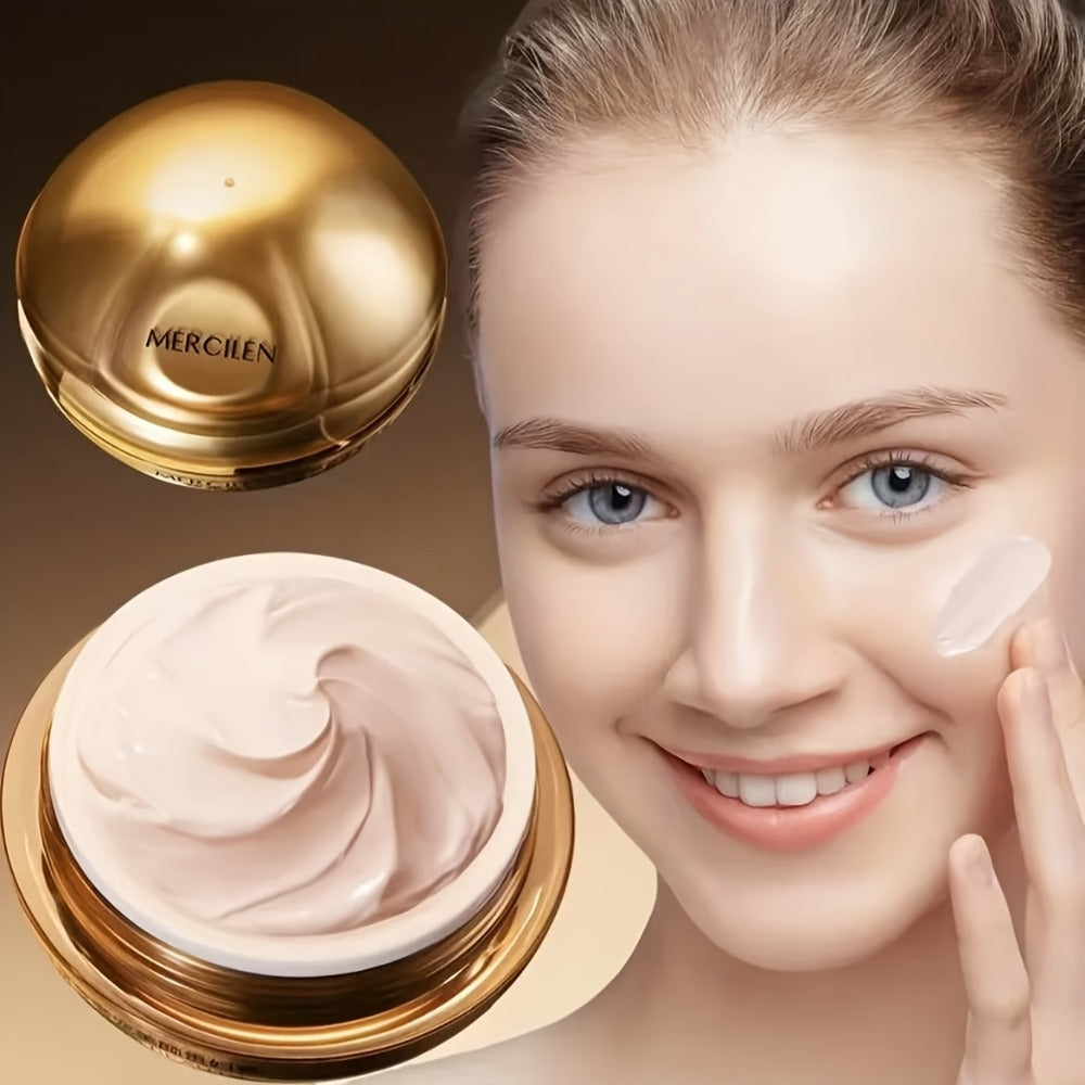 Cordyceps & Ganoderma Luxury Face Cream with Hyaluronic Acid - Hydrating Firming Anti-Fine Line Alcohol-Free Moisturizer for All Skin Types Sensitive Skin Safe
