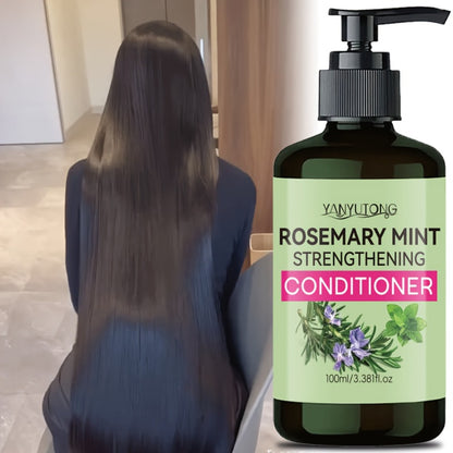 Rosemary Mint Shampoo & Conditioner with Rosemary Extract — Moisturizing, Strengthening Hair Care for All Hair Types, Unisex, Available as Shampoo, Conditioner or Set