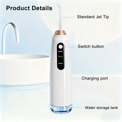 Electric Toothbrush & Water Flosser Set - 3 Modes USB Rechargeable Oral Care Kit with 4 Brush Heads & 4 Nozzles, 360° Rotating Flosser for Deep Clean