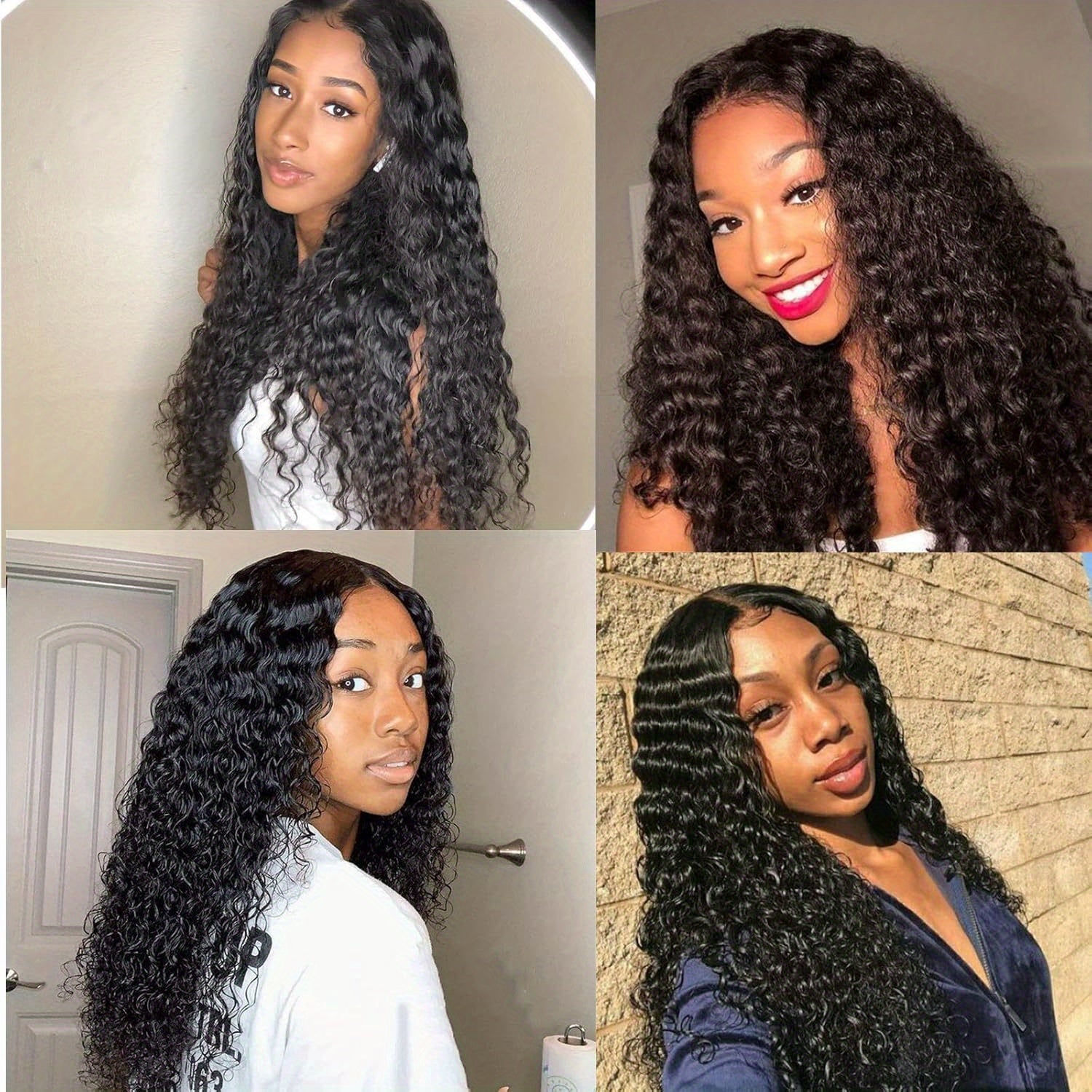 Brazilian Hair Wig Suitable for - Natural Black Human Hair Lace Front Wig with 4x4 HD Transparent Lace Closure, Pre Plucked Baby Hair & 180% Density Body Wave Wigs for Dreadlock-Compatible Styles, Daily Wear or Special Events
