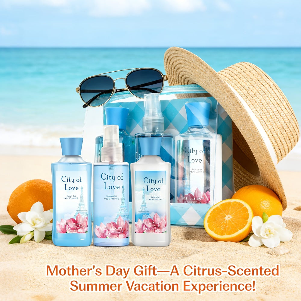 Skin Scent Bath And Body Care Set, Floral Fragrance Includes Creamy Body Lotion/Shower Gel/Fragrance Mist, Ideal Moisturizing Care for Women, Weekly Exfoliating Routine, Nourishing The Perfect Gift for Wife Or Girlfriend! Holiday Body Care Gift Set