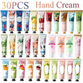 30 Mini Hand Cream (30g/0.04oz Each) for Winter Moisturizing, Convenient for Travel, And An Ideal Skincare Choice. 30 Different Flavors Will Be Shipped Randomly. A Perfect Gift for Best Friends And Family.