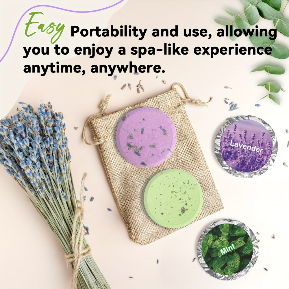 6/8pcs Of Essential Oil Shower Steamers, Eucalyptus, Lavender, Jasmine, Camellia, Mint, Citrus, Grapefruit Shower Steamers Fragrance, Shower Gel Shower Tablets/Essential Oils Luxury Self-Care Gifts for Men&Women, Bath Tablets, Girly Must Haves Cheap