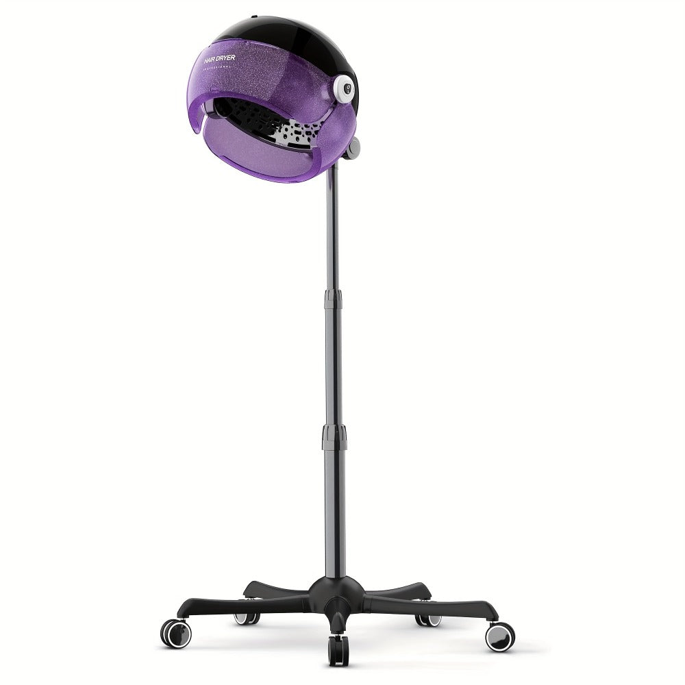 Standing Hooded Hair Dryer 1875W — Professional Ionic Floor-Standing Hood Dryer for Salon, Adjustable Height, Deep Conditioning, Natural Hair, 4 Colors