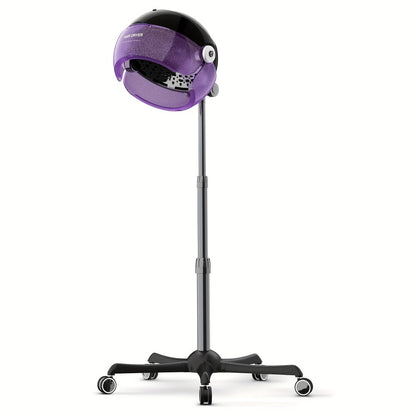 Standing Hooded Hair Dryer 1875W — Professional Ionic Floor-Standing Hood Dryer for Salon, Adjustable Height, Deep Conditioning, Natural Hair, 4 Colors