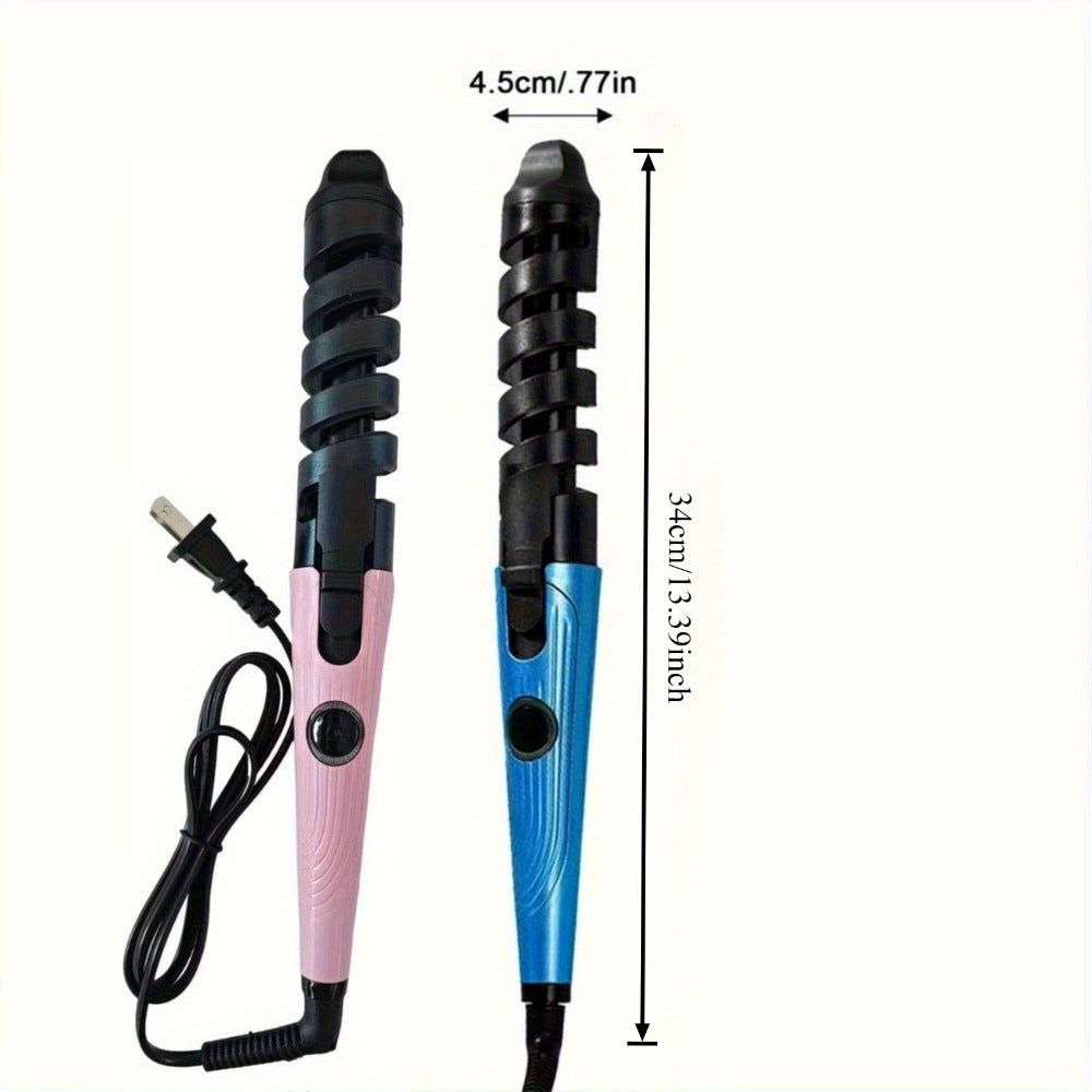 Professional Automatic Spiral Curling Iron, Ceramic Automatic Curling Iron, Anti-Tangle And Easy to Operate, Hair Styling, Hair Tools, Birthday Christmas Gift (Includes: 1 Comb And 2 Hair Clips)