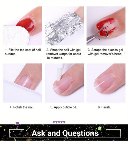 Glitter Liner Nail Art Gel 5ml - Super Reflective Glitter Eyeliner Gel Polish with Ultra Fine Brush Tip for Stripe Line & Detail Nail Art - Long Lasting UV LED Nail Art Drawing Gel