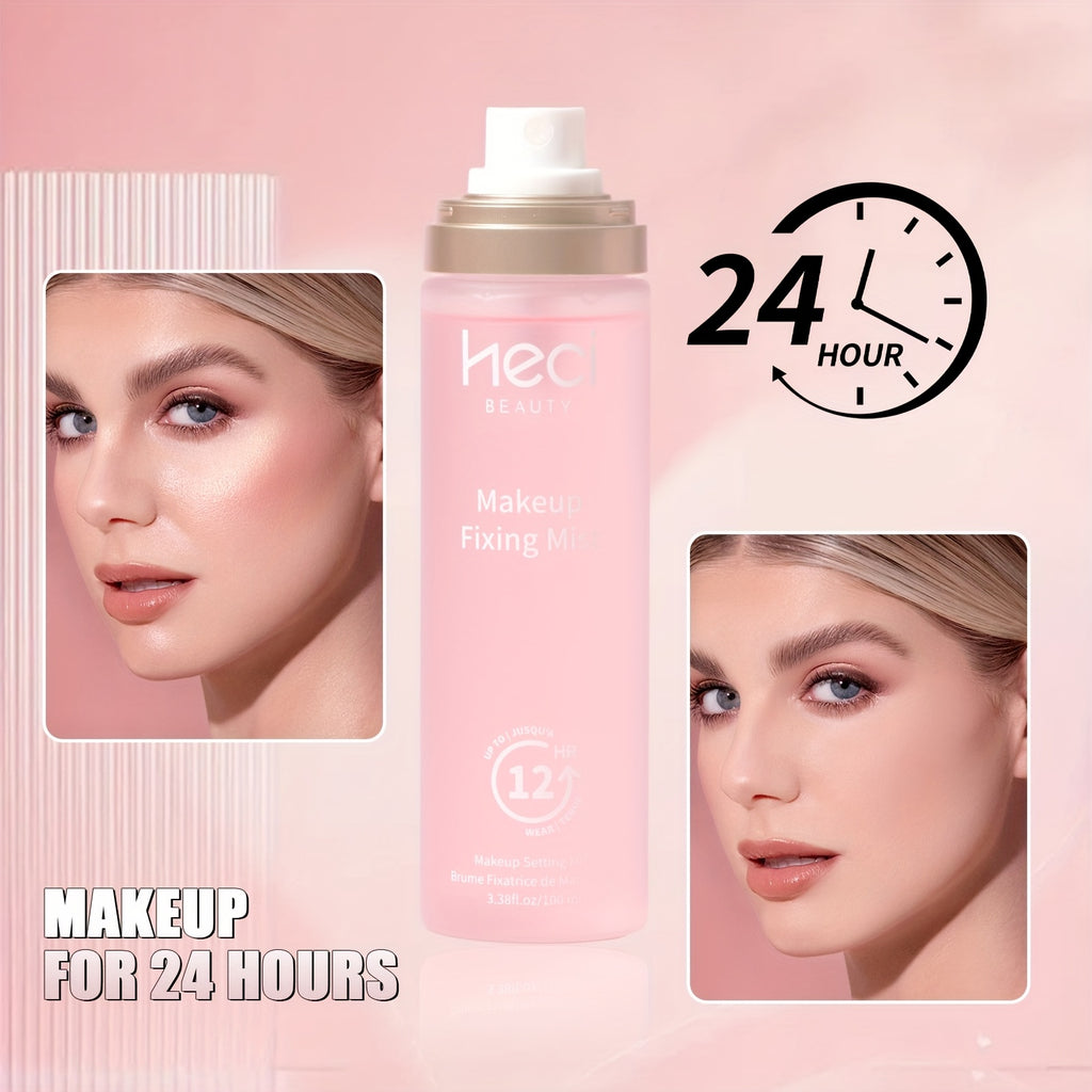 1pc Moisturizing Series Makeup Setting Spray, 3-in-1 Prime + Hydrate + Set, Long-Lasting Makeup Setting, Moisturizing Setting Spray, Waterproof And Sweat-Proof, Make The Makeup More Adherent And More Delicate, Suitable for All Skin Valentine's Day
