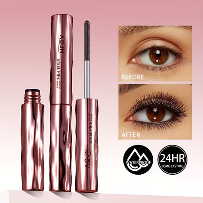 Waterproof Mascara Primer 24-Hour — Smudge-Proof Volumizing Eyelash Primer with Spiral Brush for Curling & Lengthening, Long-Lasting All-Day Eye Makeup