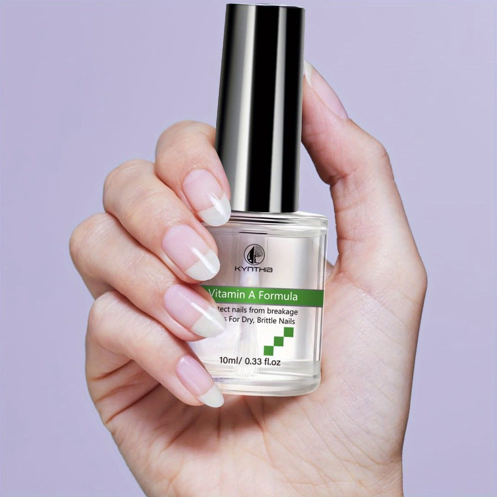Nail Care Solution Enriched with Vitamin A to Strengthen Brittle And Dry Nails, Preventing Chipping And Peeling