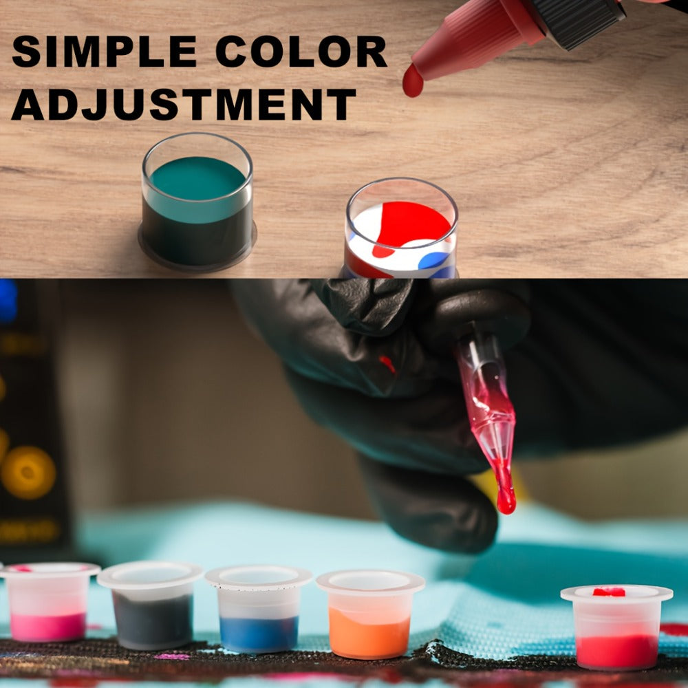 Tattoo Ink Set 1oz (30ml) Tattoo Supplies 7/14 Color Set Ink Complete And Stable Colors Suitable for Tattoo Artists And Beginners Tattoo Supplies