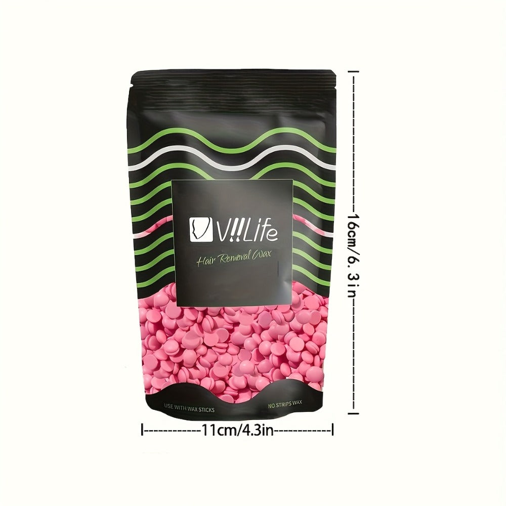 4 Bags/8 Bags of Wax Beads for Hair Removal Kit, Hard Wax Beans Suitable for Brazilian, Face, Bikini, Eyebrow, And Legs, Home Waxing Beads for Both Women And Men, 50G Per Bag