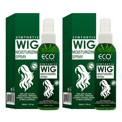Synthetic Wig Spray Leave-In Conditioner - Revitalizes & Refreshes Wigs & Hairpieces, Cleanses Between Washes, Extends Lifespan, Soft Fresh Scent, Daily Wig Care Spray for Synthetic Hair
