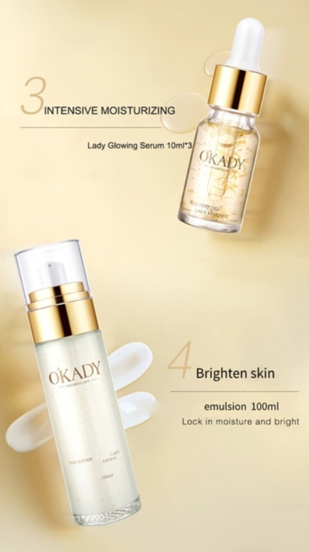 Luxury Skincare Set 10pcs+ Astragalus Facial Mask, Oisturizes Skin To Make Wrinkles Less Noticeable, Day And Night Care, Suitable For AllSkin Types, Not Allergic, With Moisturizing And Firming Skin Set, Mother'S Day Gift-Holiday Surpris