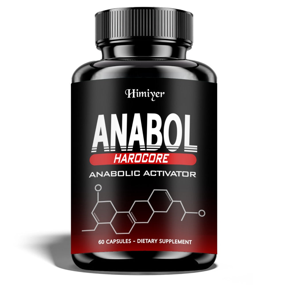 1/2/3pcs Anabol Hardcore Anabolic Activator, Dietary Supplement for Men - Advanced Energy, Strength, And Wellness Formula, 60 Capsules, 2-Year Shelf Life