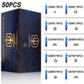POSEIDON V3 Tattoo Cartridge Needles 50pcs Mixed Size Steriled Needles With Membrane Safety Cartridges-1203RL, 1205RL, 1207RL, 1209RL, 1207RM, 1209RM, 1205RS, 1207RS, 1209RS, 1207M1