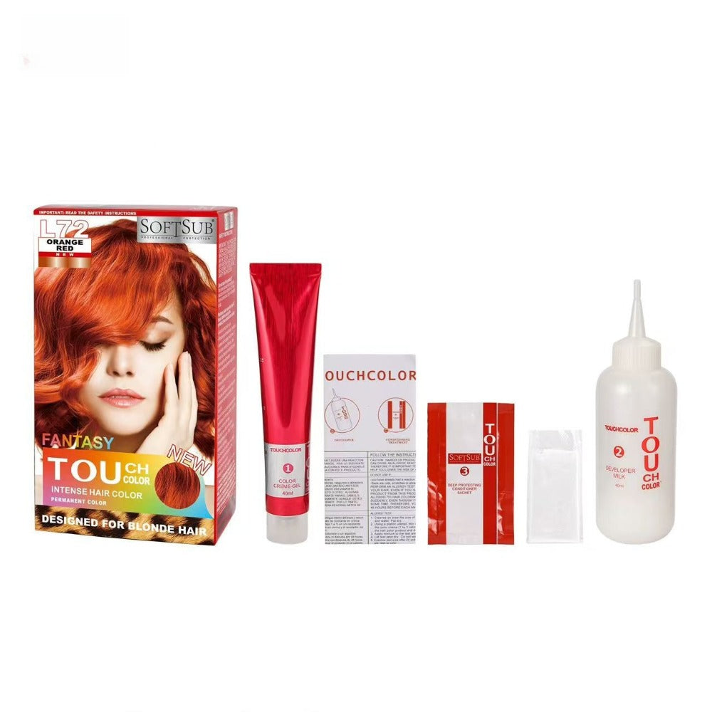 Permanent Hair Dye 20 Vivid Colors | Long-Lasting Bright Color for Home Use | Easy Application | Black Brown Pink Purple Blue Red Orange & More