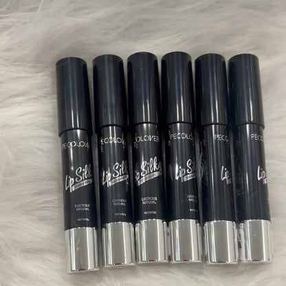 Waterproof Lipstick Set 6pcs — Long-Lasting High Pigment Lip Color with Moisturizing Balm, Red Shades for All Skin Tones, Perfect for Daily & Special Occasion Makeup