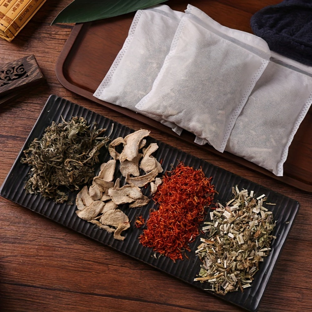 Herbal Conditioning Foot Bath Package, 20 Packages Of Independent Packaging, Containing Motherwort And Other 12 Herbal Ingredients, Foot Bath Health, Warm The Whole Body, Available In All Seasons, Suitable For Cold Hands And Feet, Stay Up Late People