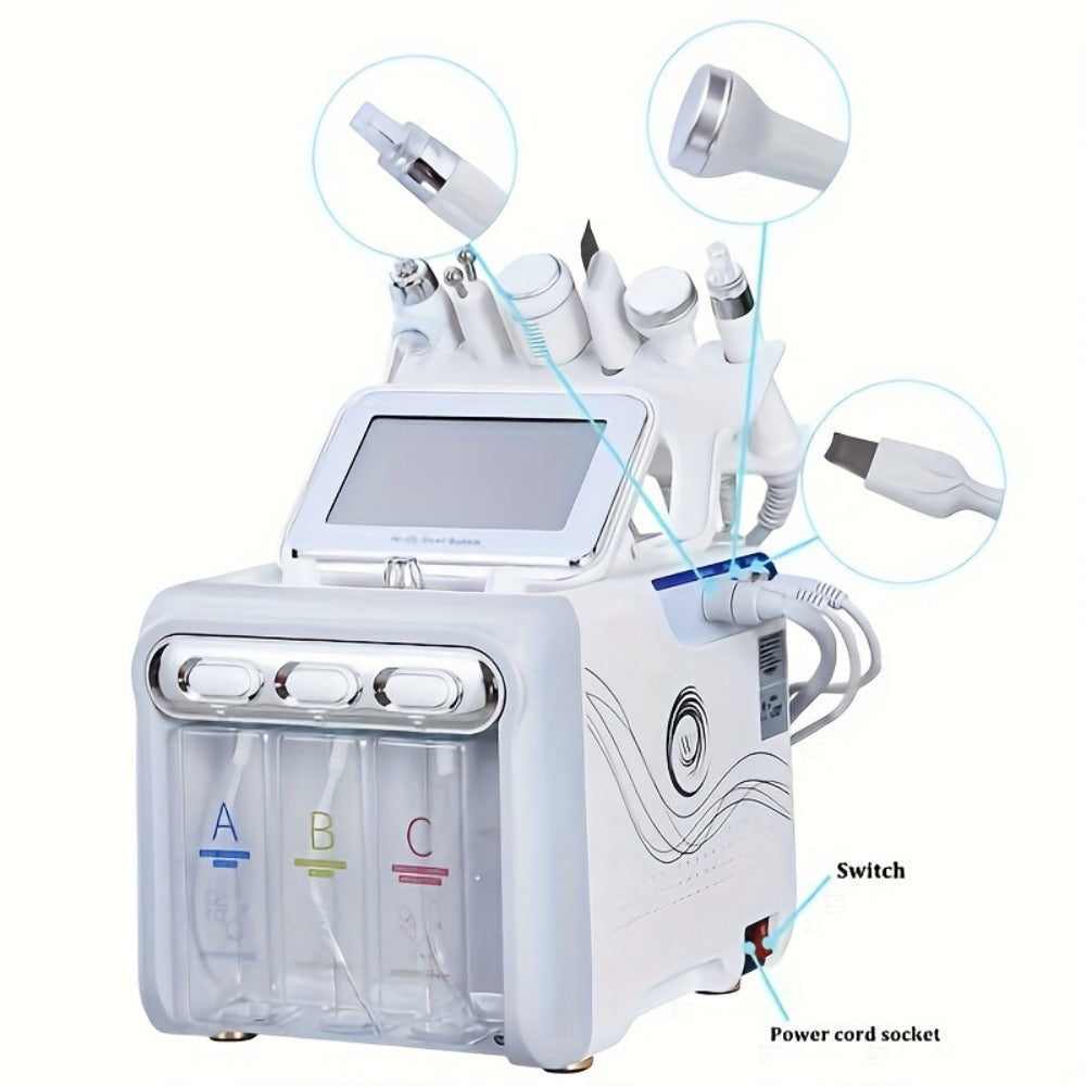 [Halloween Gift] Hydrogen-Oxygen Microbubble Beauty Device, Dual Large Pump 6-In-1/7-In-1 Hydrogen-Oxygen Microbubble Beauty Device, Facial Care, Home Beauty Device, Heartfelt Gift