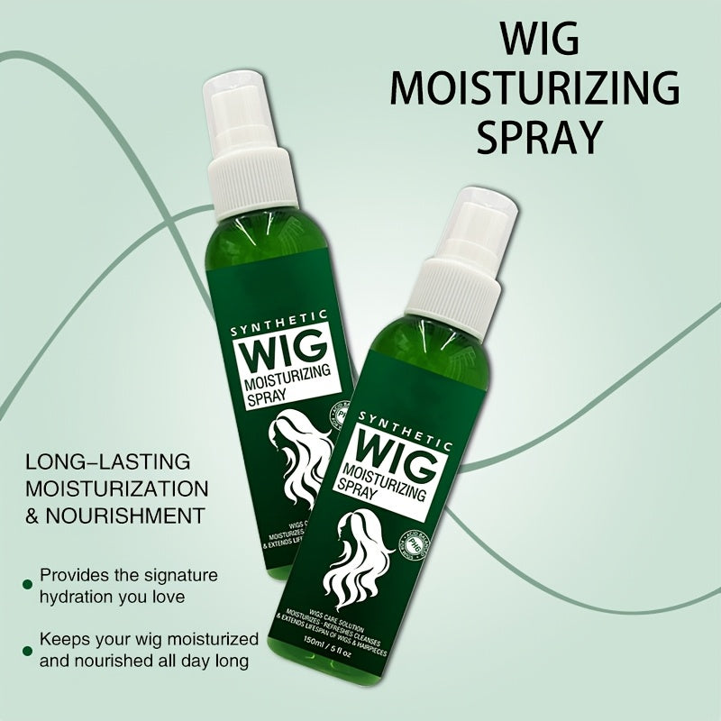 Synthetic Wig Spray, Revitalizes & Refreshes, Cleanses & Extends Lifespan Of Wigs & Hairpieces, Soft & Fresh Leave-In Conditioner
