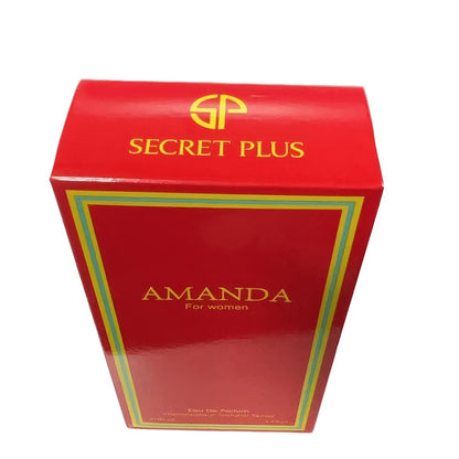 Women's Perfume AMANDA Exclusive Floral Eau de Parfum — Long Lasting Feminine Fragrance 3.4 oz | Rose, Jasmine & Vanilla | Gift for Her Daily Wear