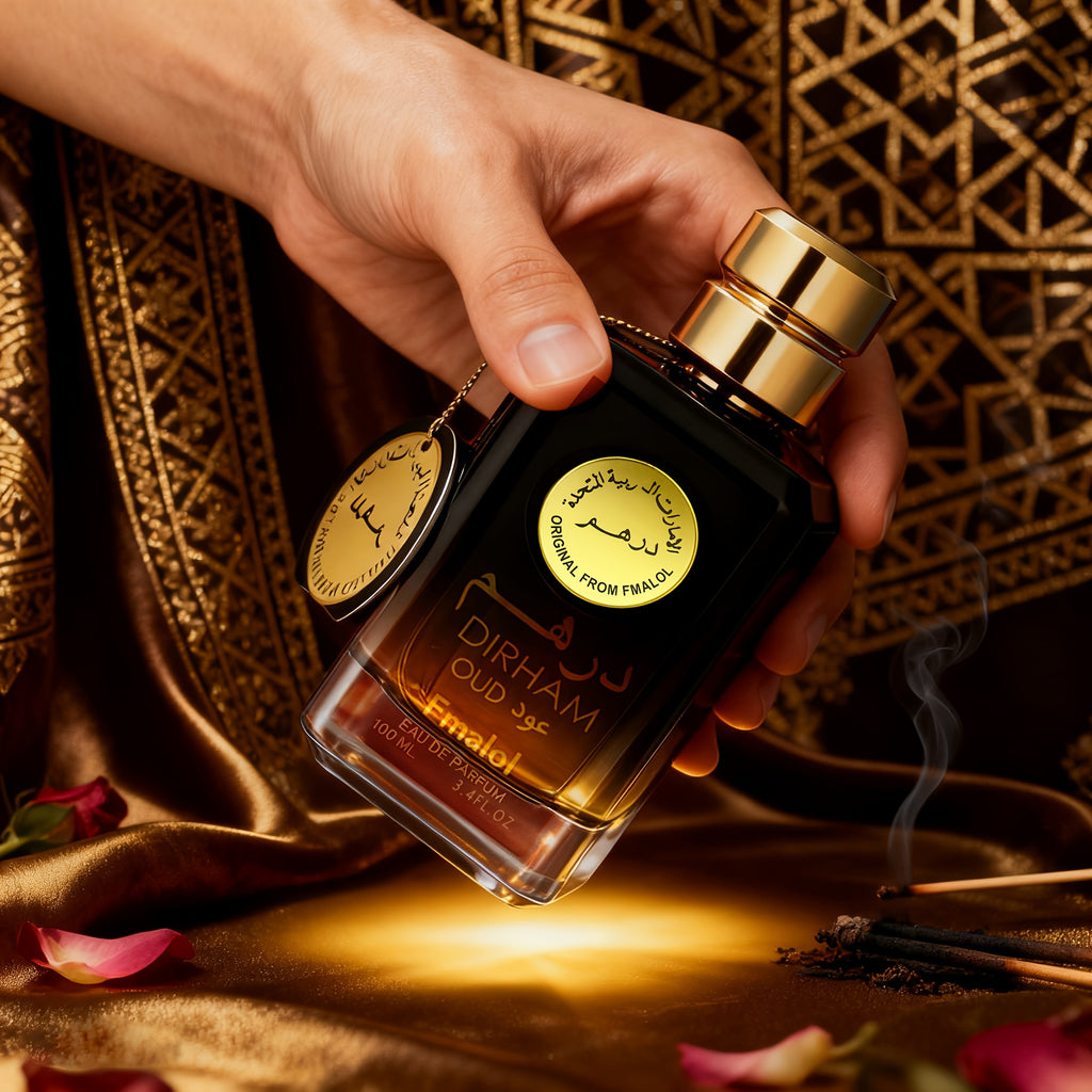 Luxury Arabic Men'S Perfume - Long-lasting Agarwood And Woody Notes, Elegantly Gradient-hued Bottle Adorned With Arabic Calligraphy And Islamic Art Designs, 3.4 Fl Oz. Suitable For Daily Wear And Special Occasions. The Perfect Gift For Him.