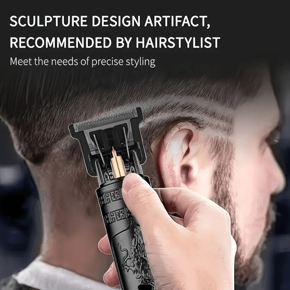 Professional Hair Clipper Set for Men, Featuring an Adjustable Alloy Blade, Quick USB Charging, Suitable for Home Use, Salons, And Travel. A Perfect Gift for Husbands, Boyfriends, Fathers, Or As a Christmas Present