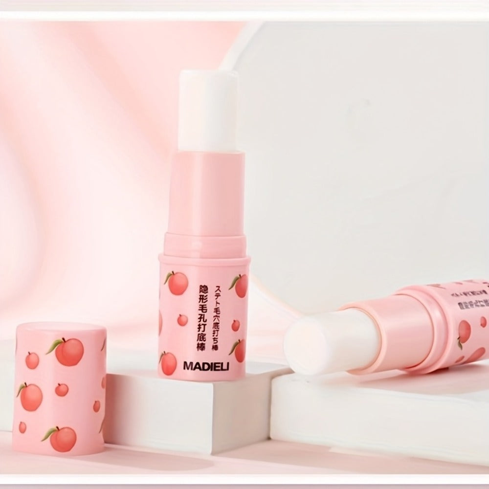 Makeup Primer Stick with Sakura Extract — Cherry Blossom Tinted Base, Lightweight Smooth Blending Formula, Natural Finish for Light to Beige Skin Tones, J-Beauty & K-Beauty Inspired, 1 fl oz
