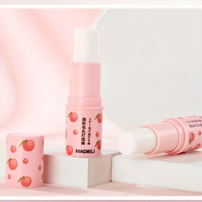 Makeup Primer Stick with Sakura Extract — Cherry Blossom Tinted Base, Lightweight Smooth Blending Formula, Natural Finish for Light to Beige Skin Tones, J-Beauty & K-Beauty Inspired, 1 fl oz