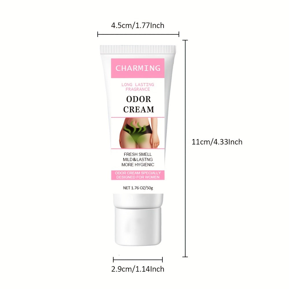 [Christmas Gift] Charming Long-Lasting Moisturizing Deodorant Cream for Women - Gentle, Fresh Scent, Skin-Friendly, All-Day Freshness, Anti-Odor Body Cream Gift, Perfect Christmas Gift
