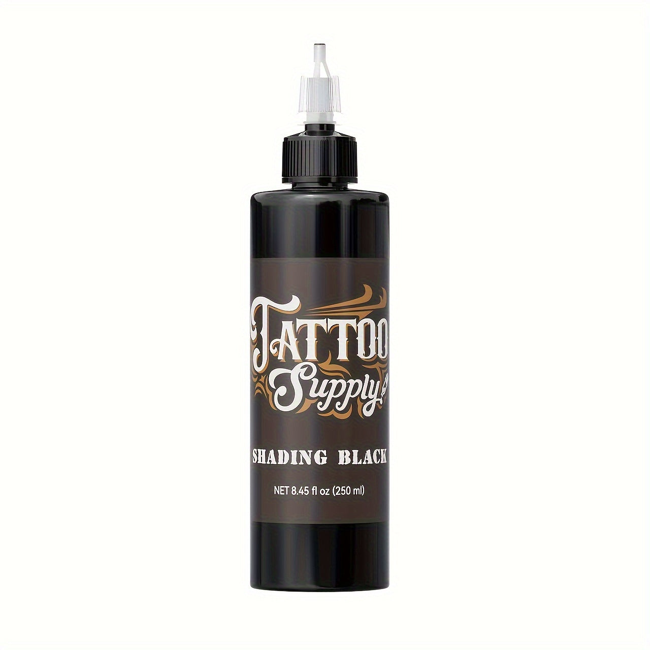 Black Tattoo Ink Professional Outlining Shading Blending Ink Set Waterproof Long Lasting Body Art Tattoo Supply for Artists Beginners 100ml 250ml