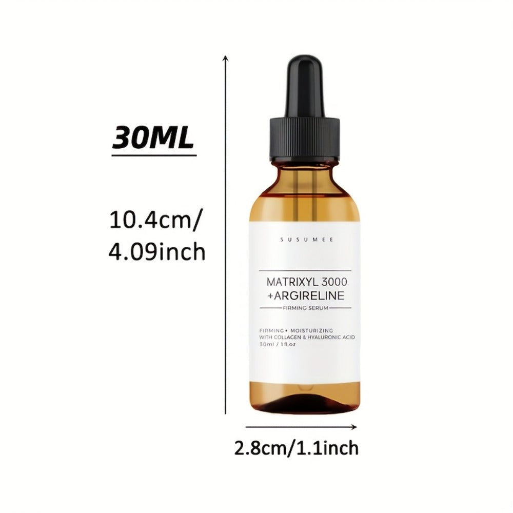SUSUMEE Matrixyl 3000 + Argireline Firming Serum, with Collagen, Hyaluronic Acid & Peptides -Firming & Moisturizing, Alcohol-Free, 1.01oz/1fl. Oz