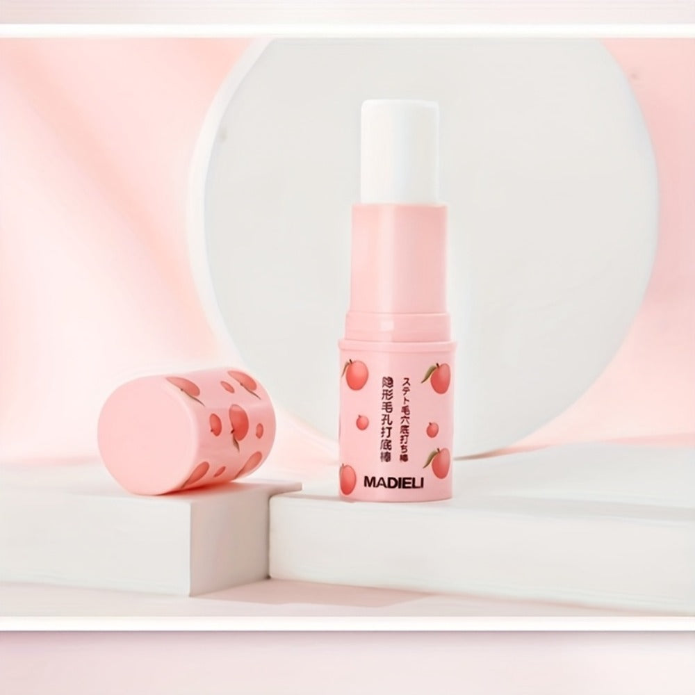 Makeup Primer Stick with Sakura Extract — Cherry Blossom Tinted Base, Lightweight Smooth Blending Formula, Natural Finish for Light to Beige Skin Tones, J-Beauty & K-Beauty Inspired, 1 fl oz